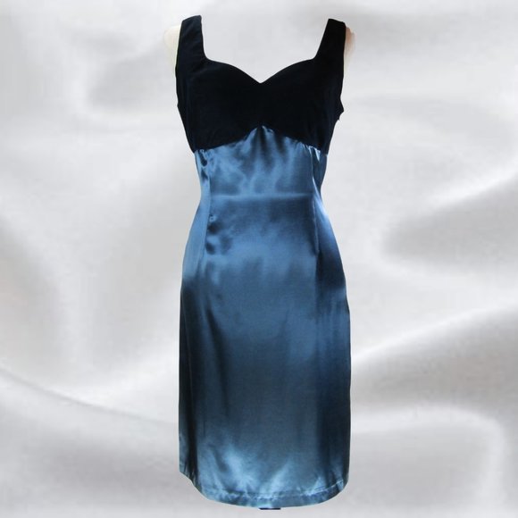 Cartise International Bluish Green Dress Size 12 - Picture 1 of 7